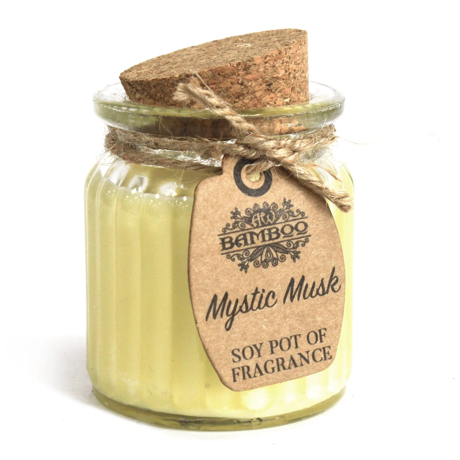 Lumânare Parfumată din Soia cu Aromă de Mystic Musc