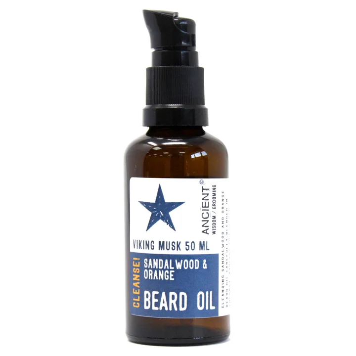 Ulei pentru Barbă - Viking Musk - Curățare, 50ml