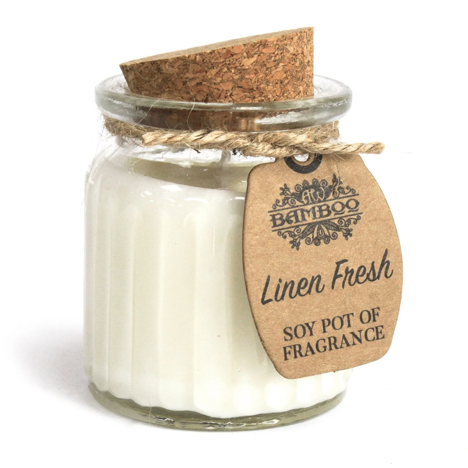 Lumânare Parfumată din Soia cu Aromă de Fresh Linen
