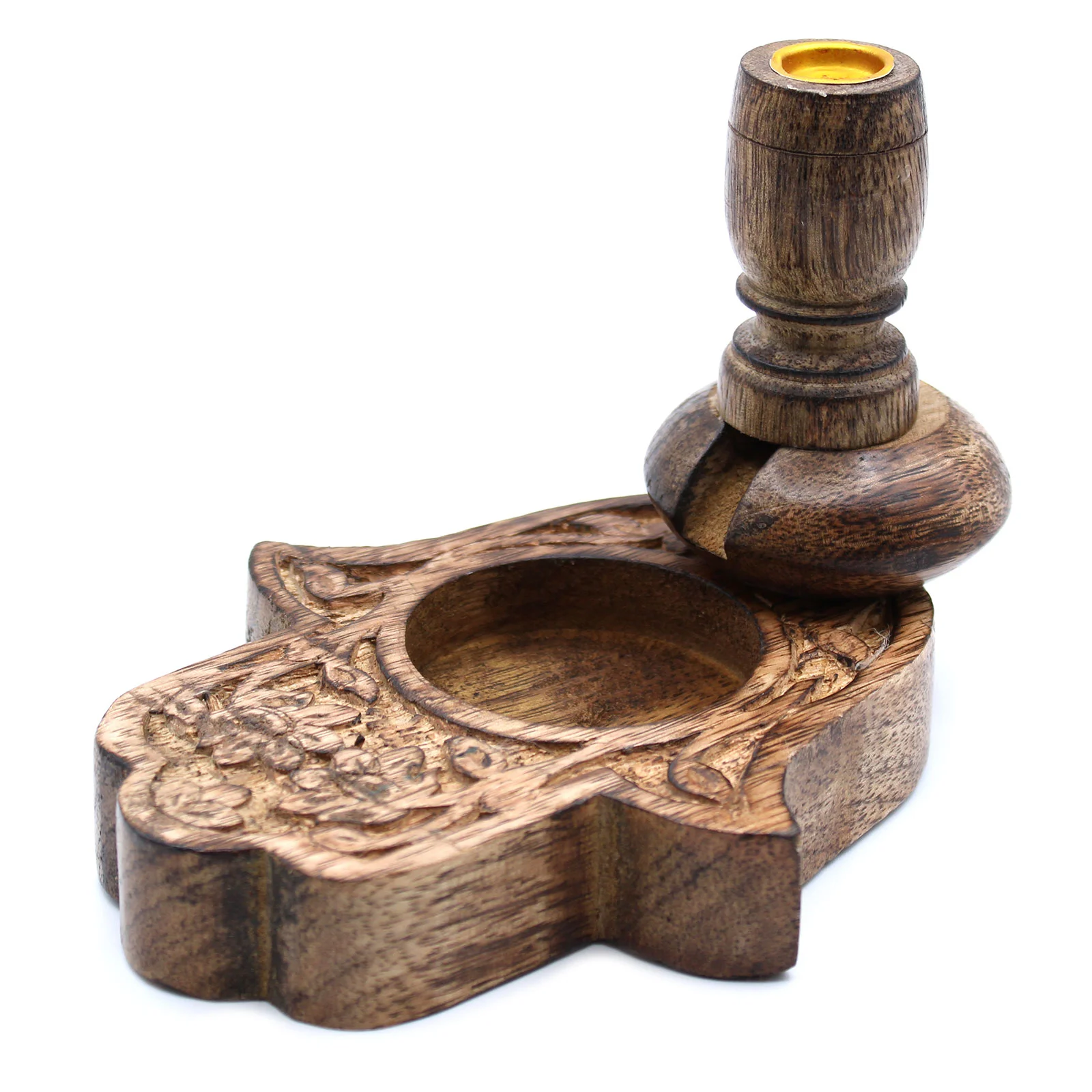 Suport de Conuri Parfumate Backflow - Sm Mango Wood
