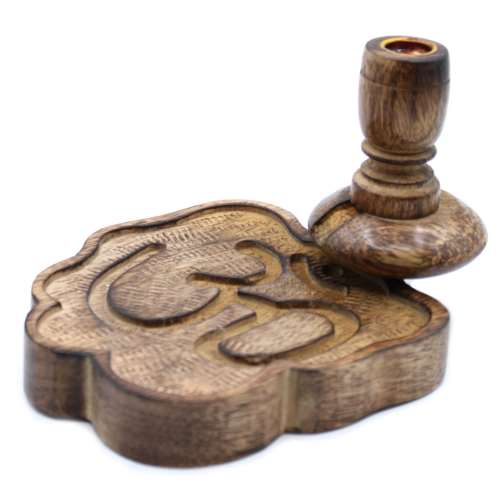 Suport de Conuri Parfumate Backflow din Lemn de Mango - Ohm