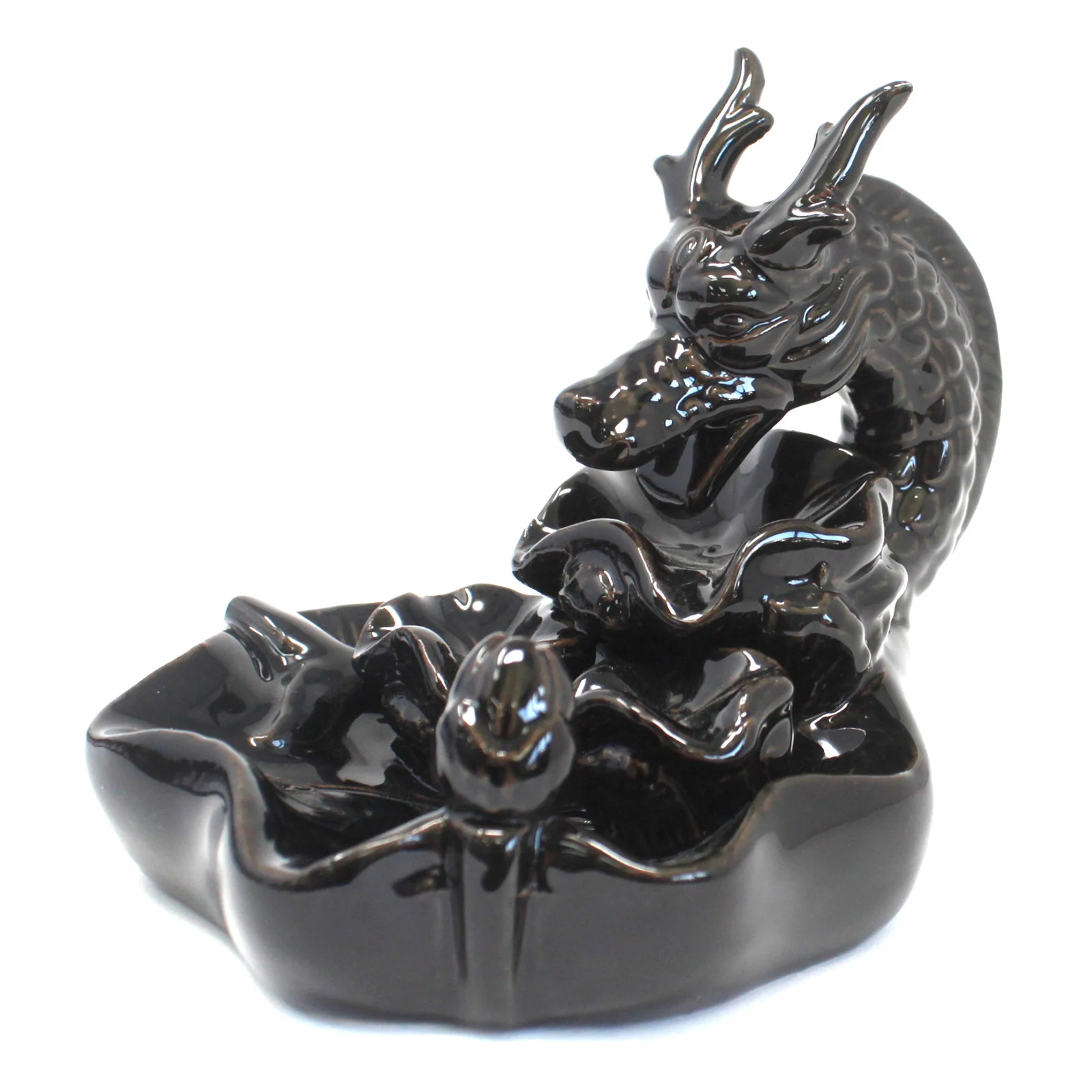 Suport Conuri Parfumate Backflow - Dragon Pool, Large