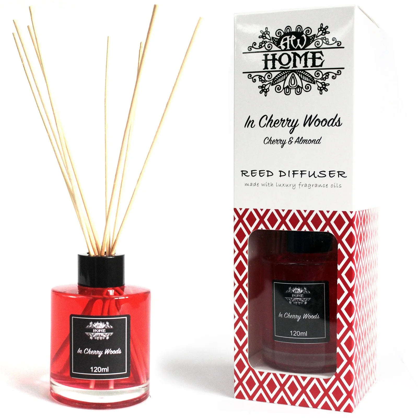 Odorizant Reed Diffuser - Aromă de livadă de Cireșe, 120ml