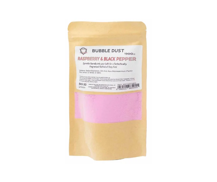 Pulbere Spumanta de Baie - Zmeura si Piper Negru 190g