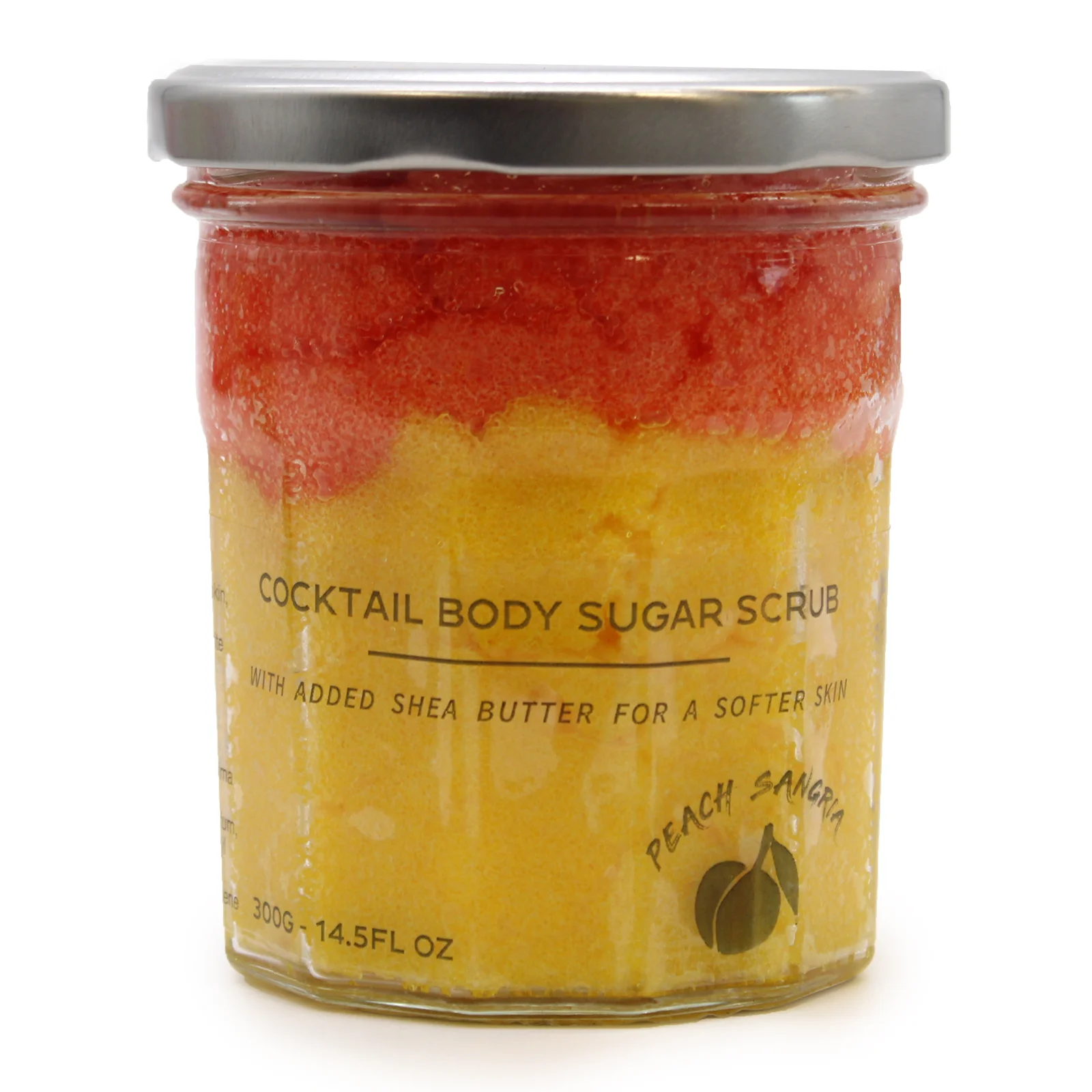 Scrub de Corp Parfumat cu Zahăr - Sangria de Piersici 300g