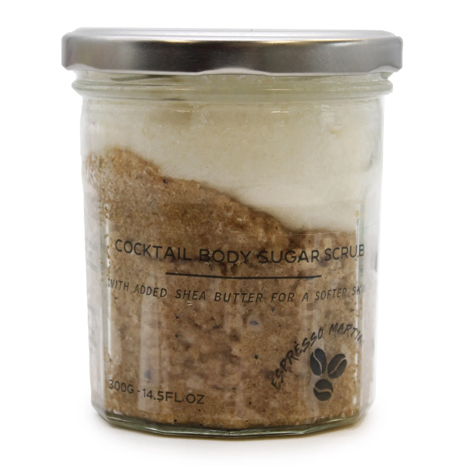 Scrub de Corp Parfumat cu Zahăr - Espresso Martini 300g